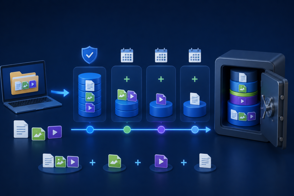 What Is The Difference Between Incremental, Differential, And Full Backup? 3 Incremental Backup