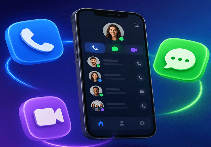 Calls, Chat, and Video in One App
