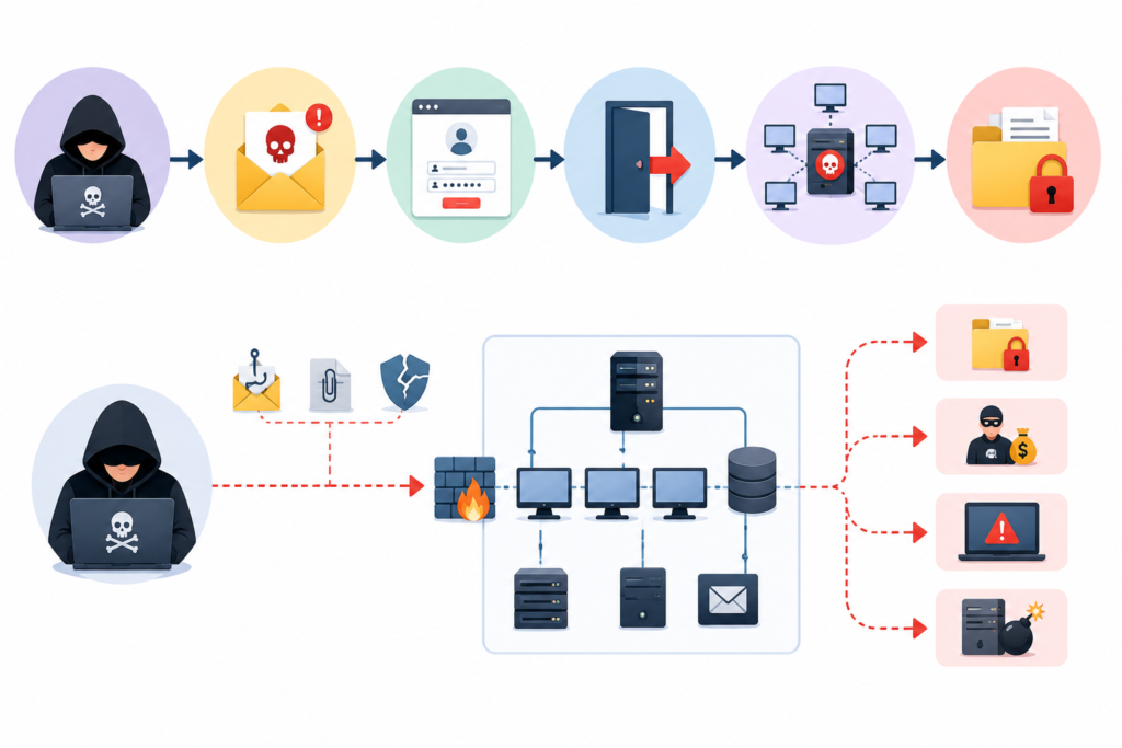 What Is A Cyber Attack, How Does It Happen, And How Can We Avoid It? 2 How Does a Cyber Attack Happen